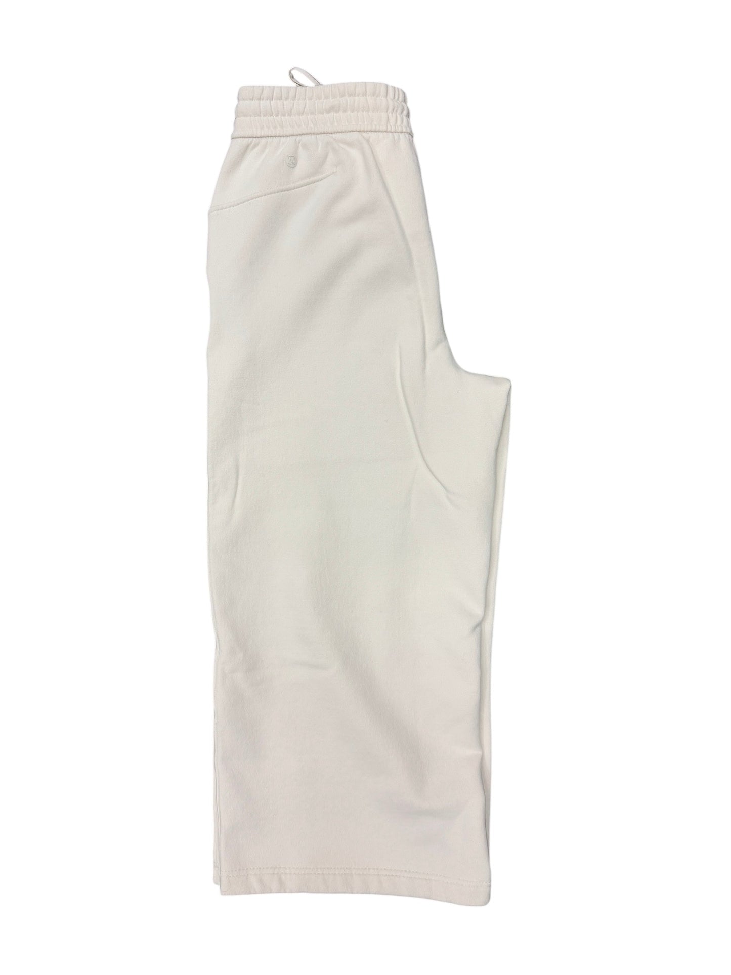 Athletic Pants By Lululemon In Cream, Size: M