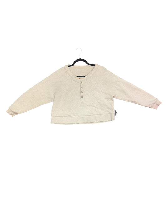 Top Long Sleeve By Lovestitch In Cream, Size: M