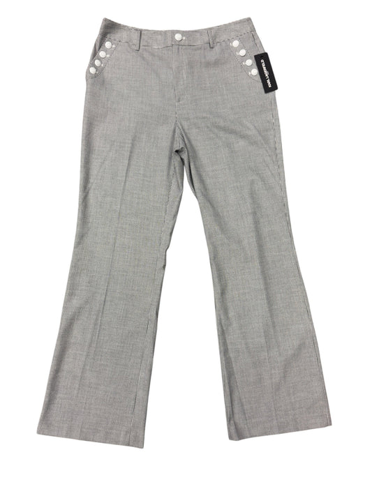 Pants Designer By Karl Lagerfeld In Grey & White, Size: 12