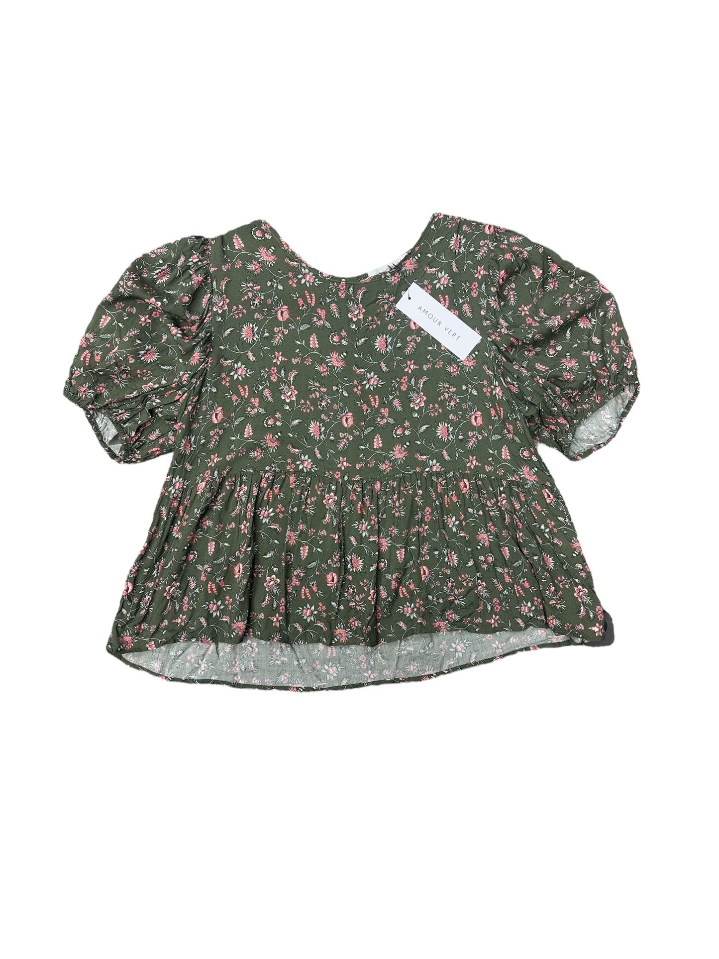 Blouse Sleeveless By Cma In Green, Size: M