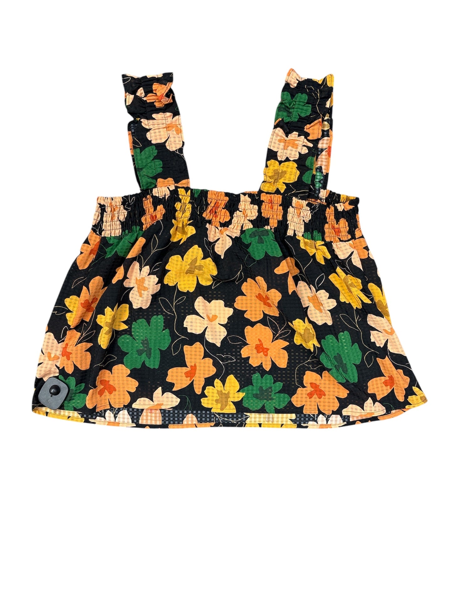 Top Sleeveless By Who What Wear In Floral Print, Size: S