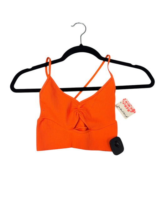 Athletic Bra By Free People In Orange, Size: Xs