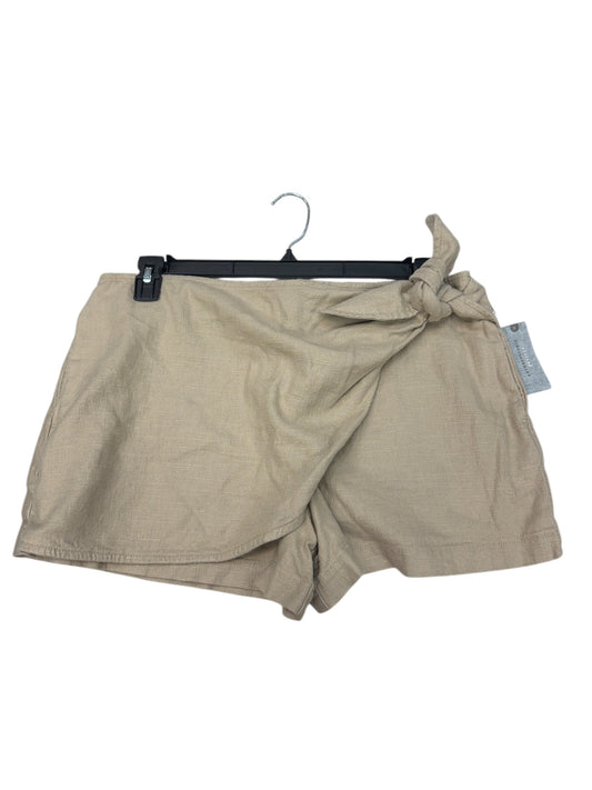 Skort By Anthropologie In Tan, Size: 10p