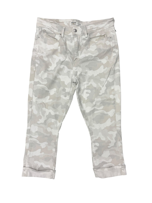 Capris By Levis Signature In Camouflage Print, Size: 10