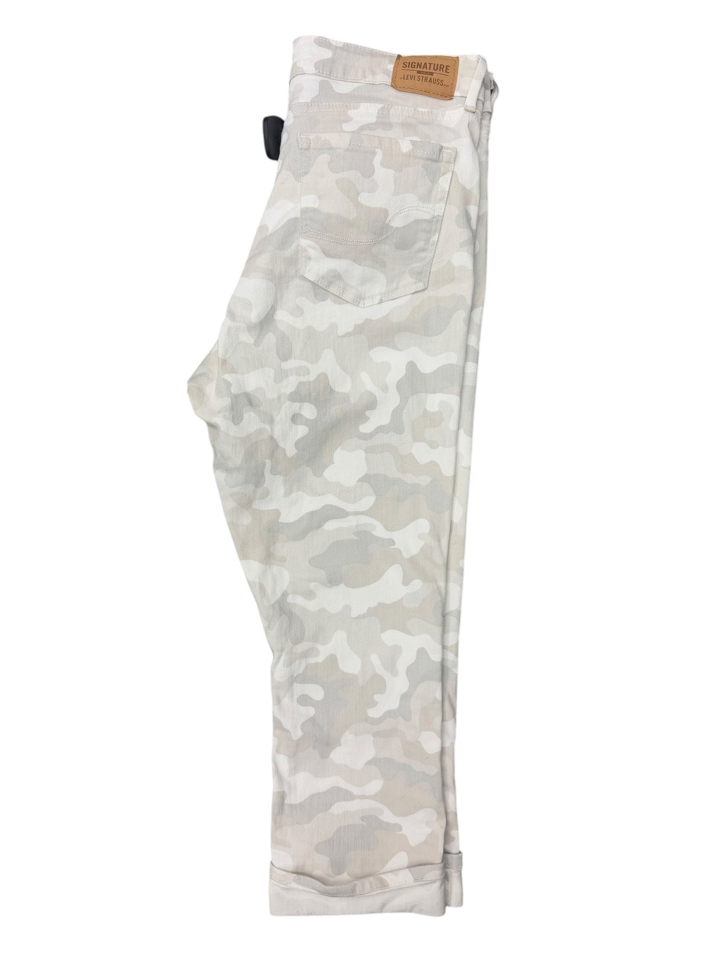 Capris By Levis Signature In Camouflage Print, Size: 10