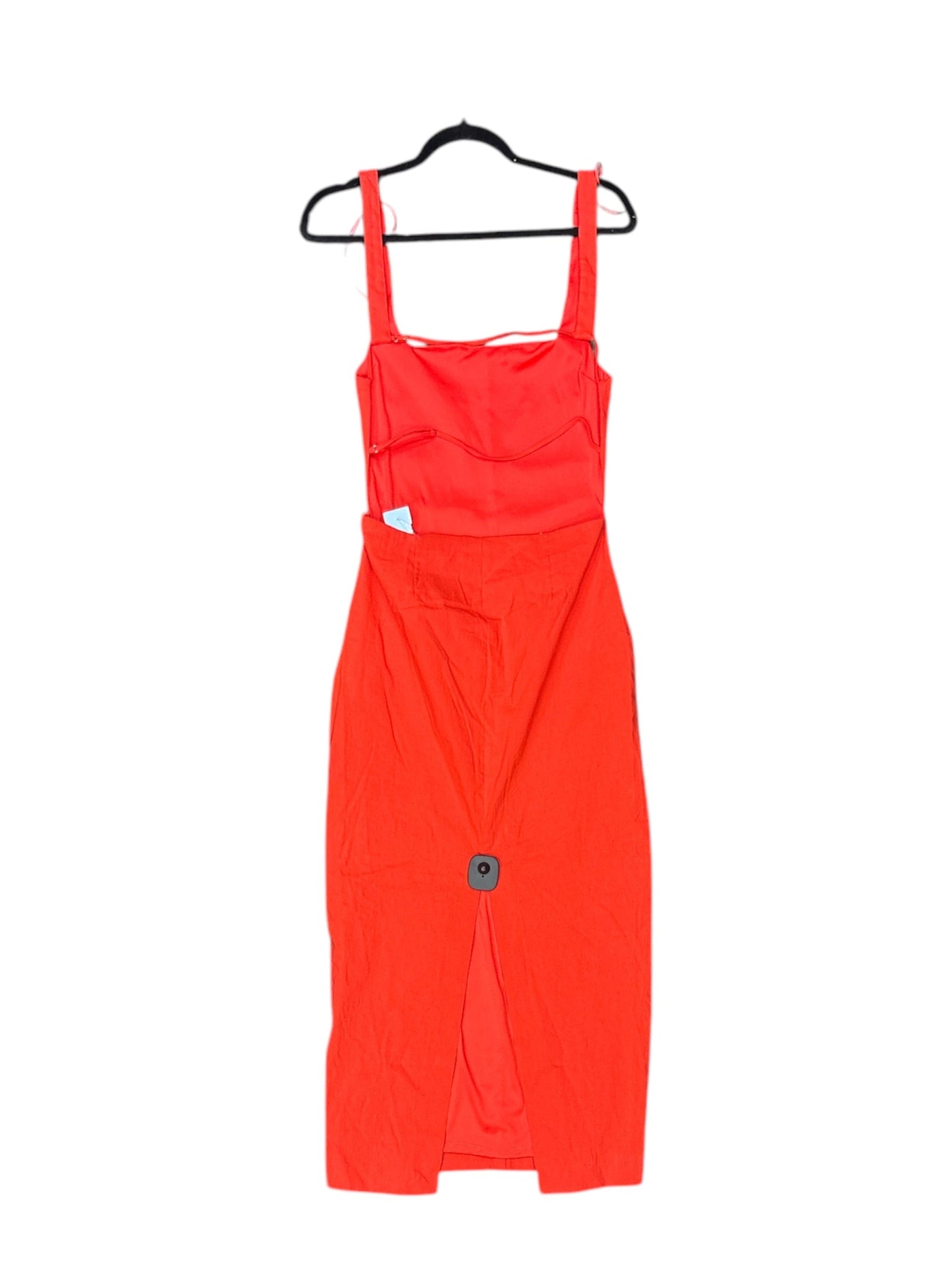 Dress Casual Midi By Zara In Orange, Size: 4