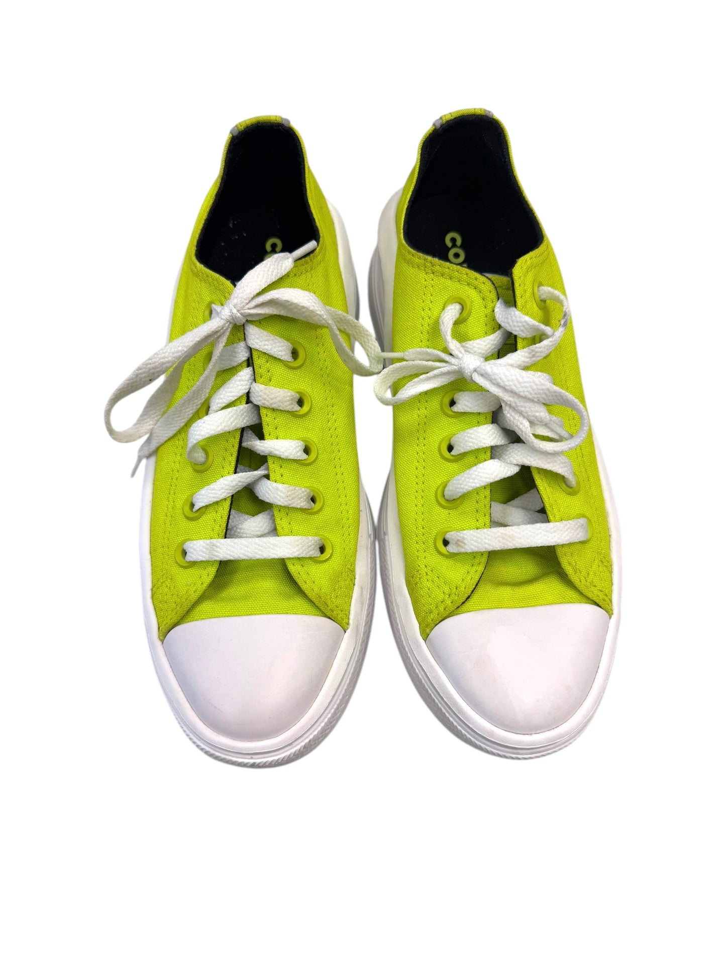 Shoes Sneakers Platform By Converse In Yellow, Size: 8