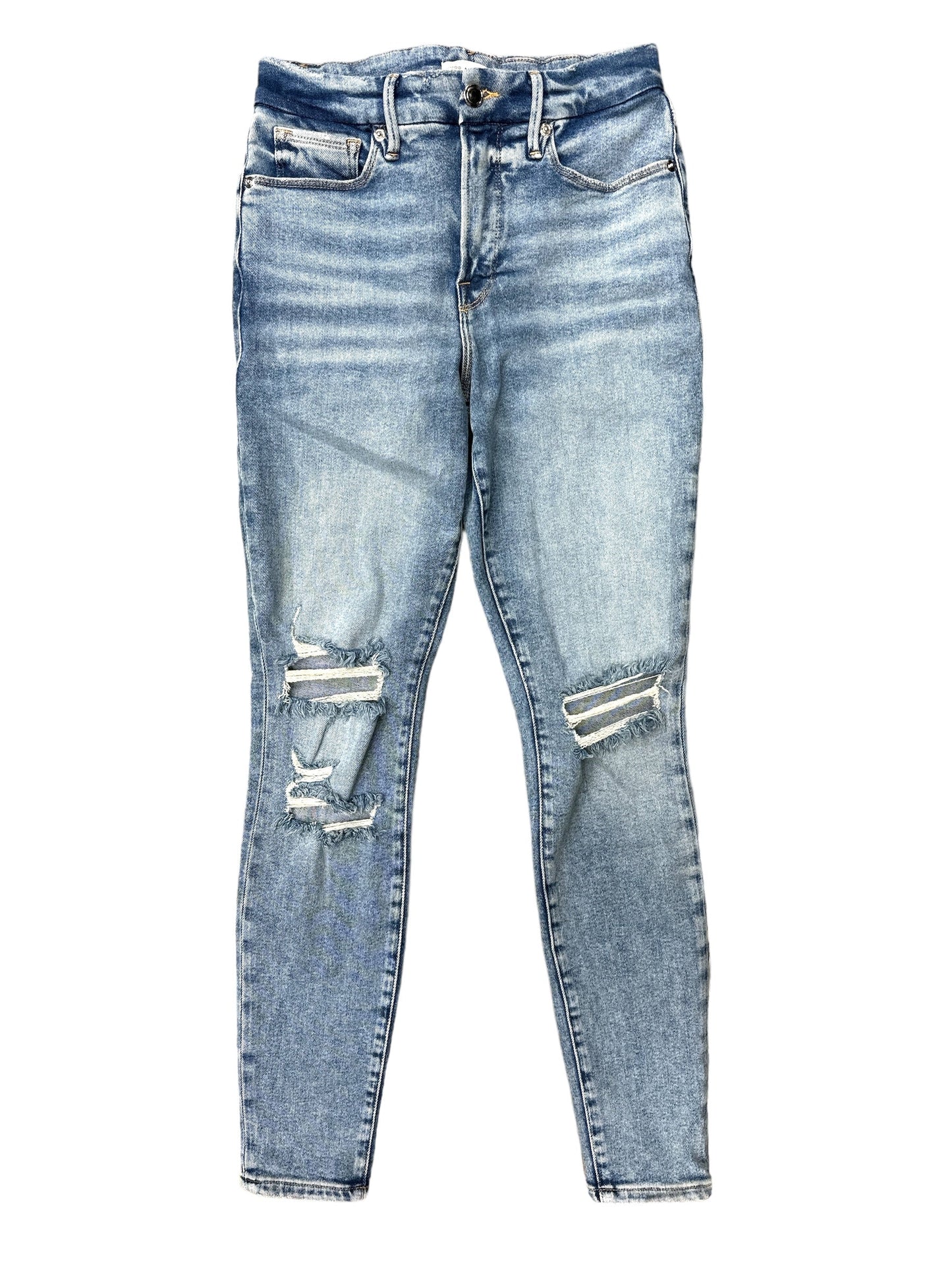 Blue Denim Jeans Designer Good American, Size 6