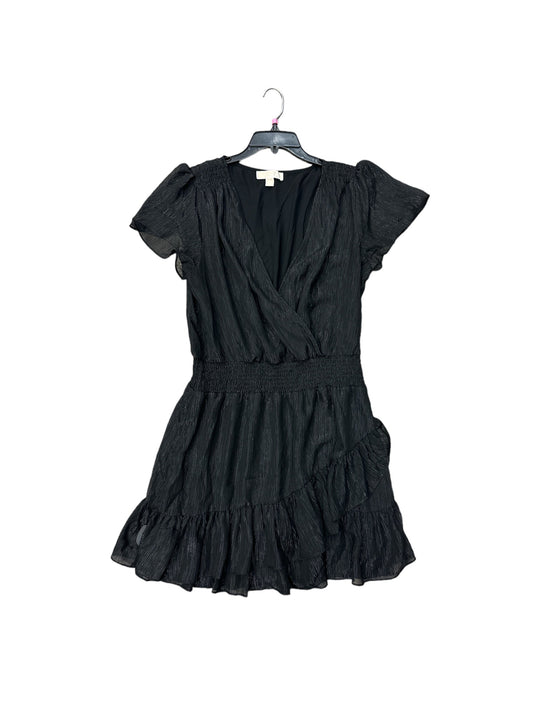 Black Dress Casual Short Michael By Michael Kors, Size 16