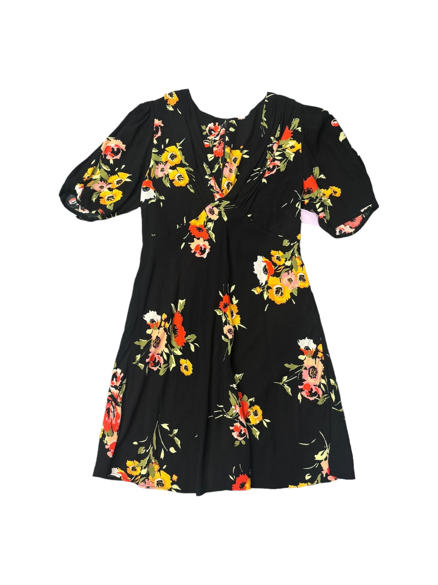Floral Print Dress Casual Midi Free People, Size 8