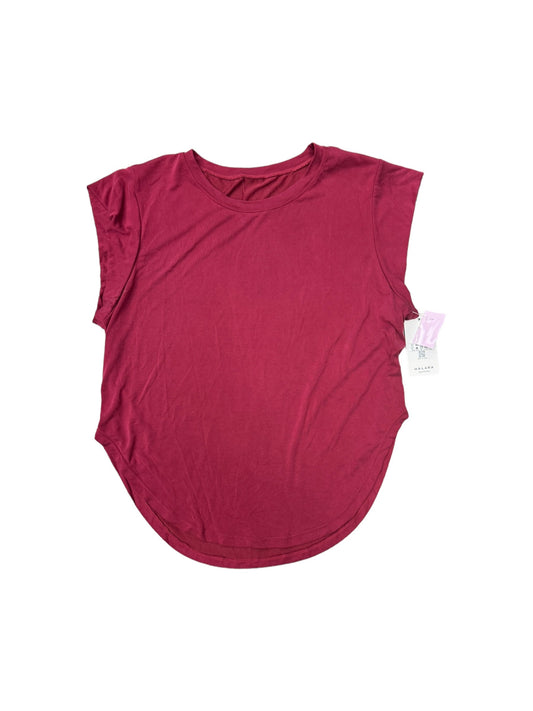 Red Athletic Top Short Sleeve Cmc, Size Xl