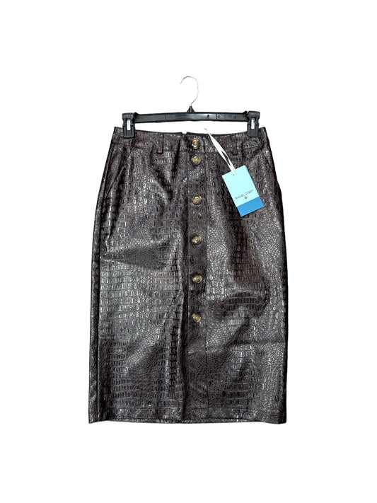 Brown Skirt Midi Target-designer, Size 8