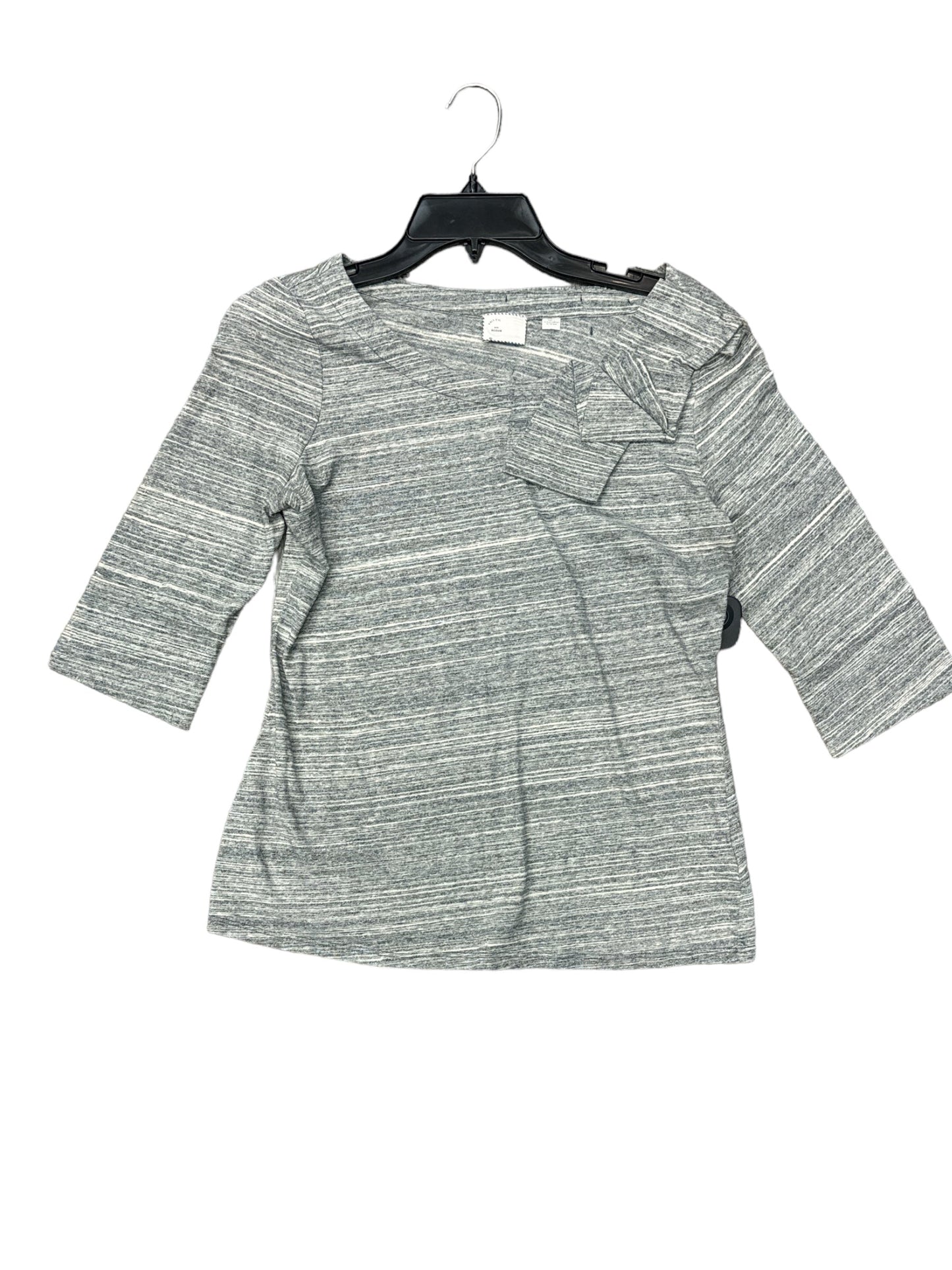 Grey Top 3/4 Sleeve Anthropologie, Size M