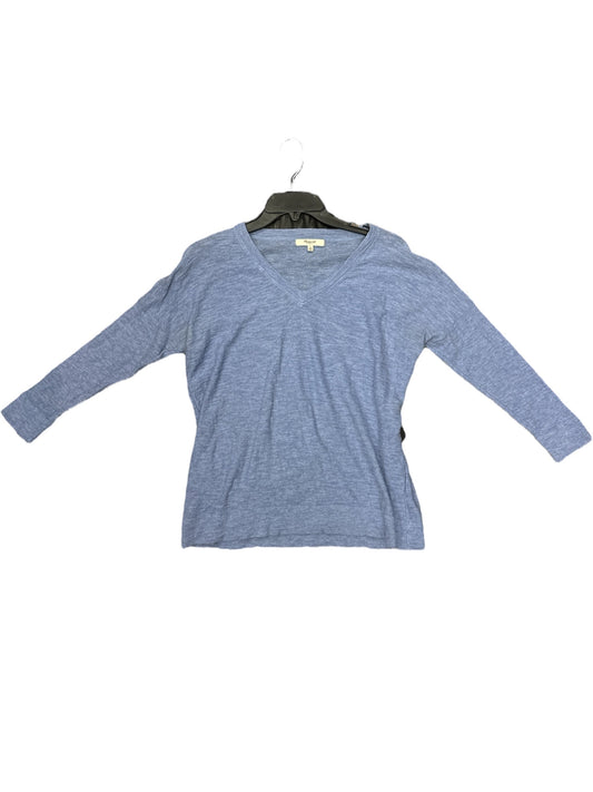 Blue Top Long Sleeve Madewell, Size Xs