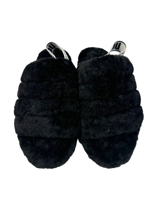 Black Slippers Ugg, Size 7