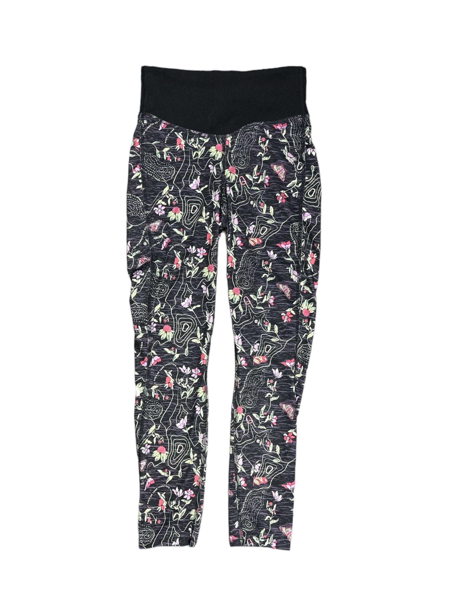 Floral Print Athletic Leggings The North Face, Size S