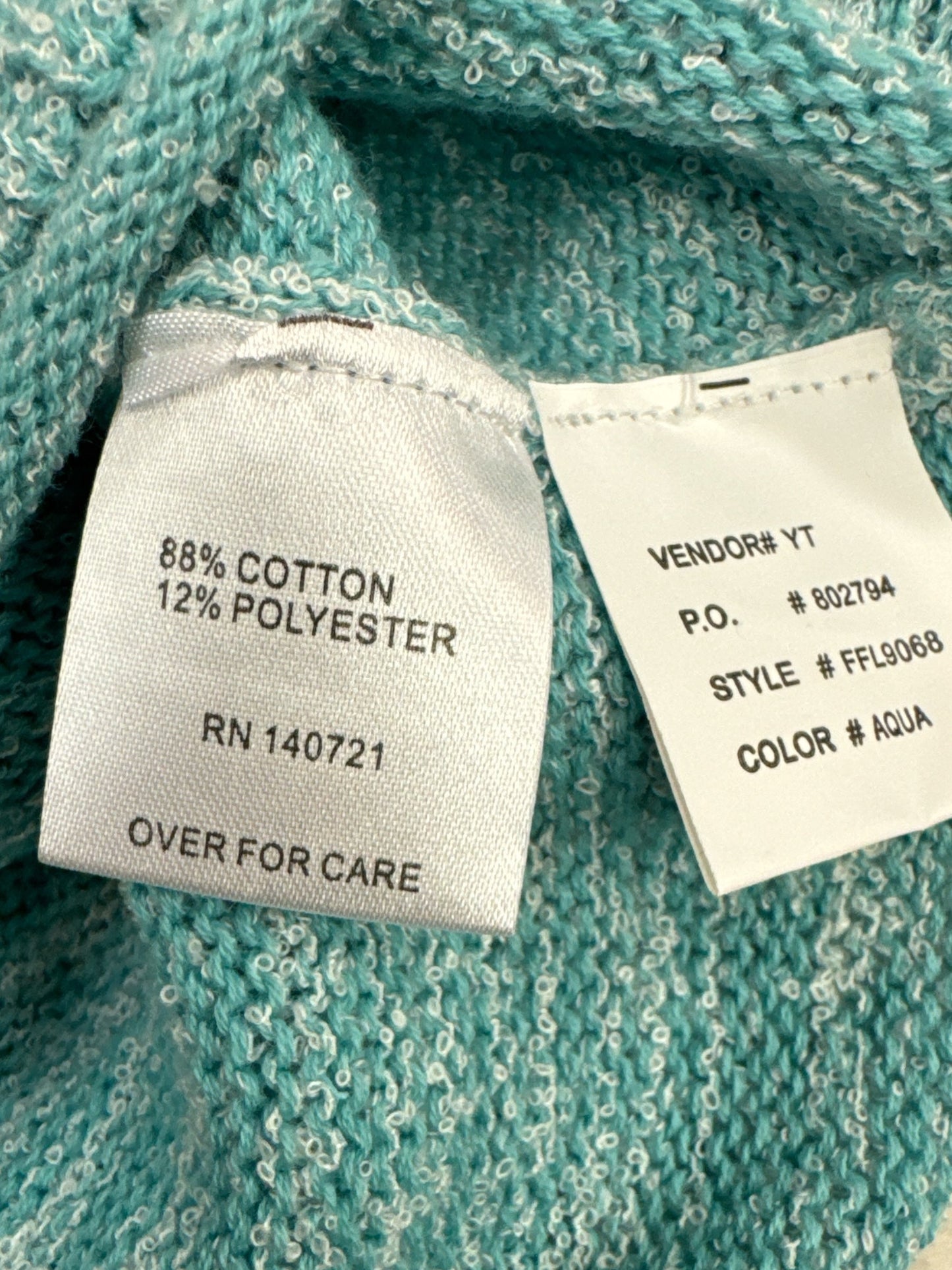 Teal Sweater Clothes Mentor, Size Xl