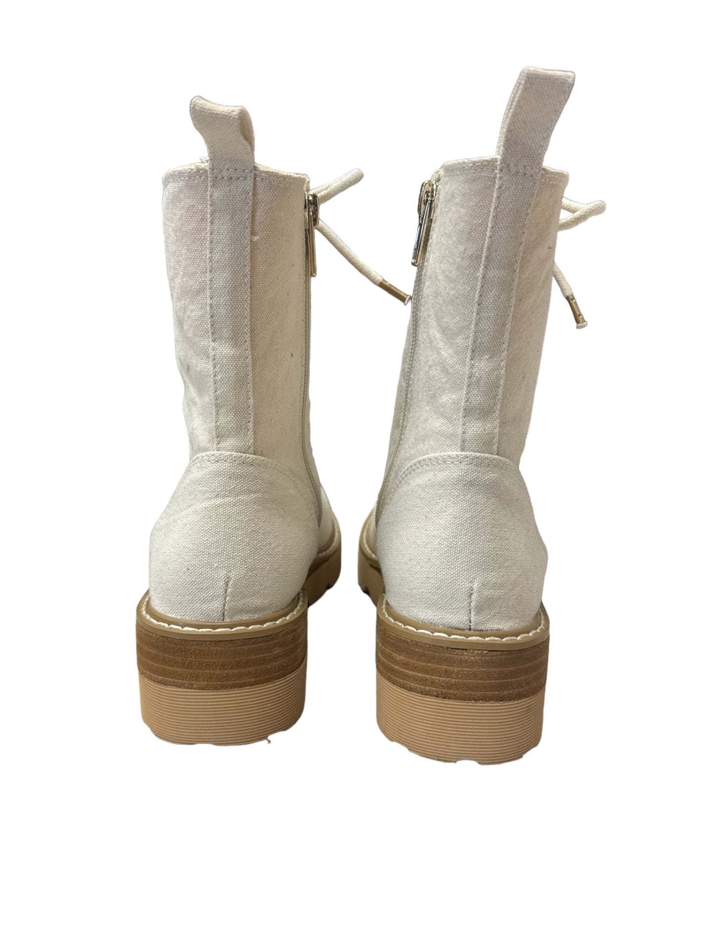 Boots Combat By Yellow Box In Cream, Size: 7