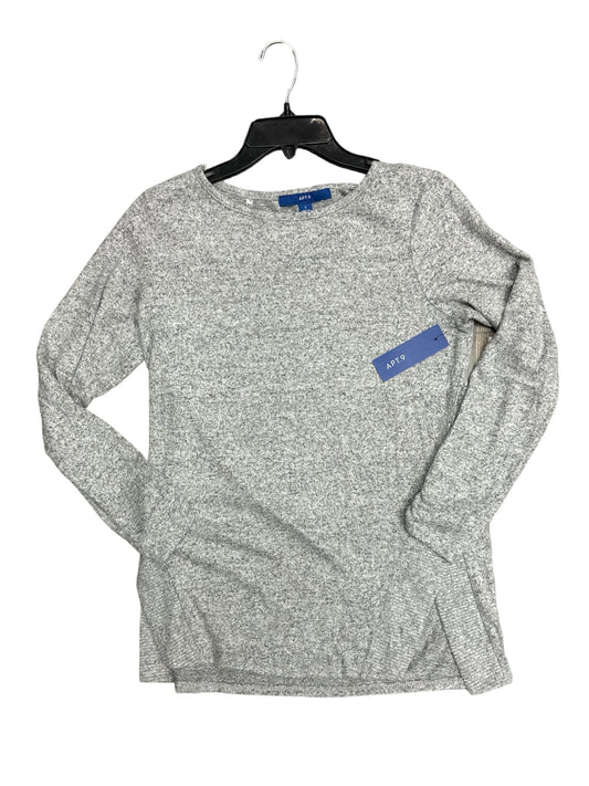 Top Long Sleeve By Apt 9 In Grey, Size: S