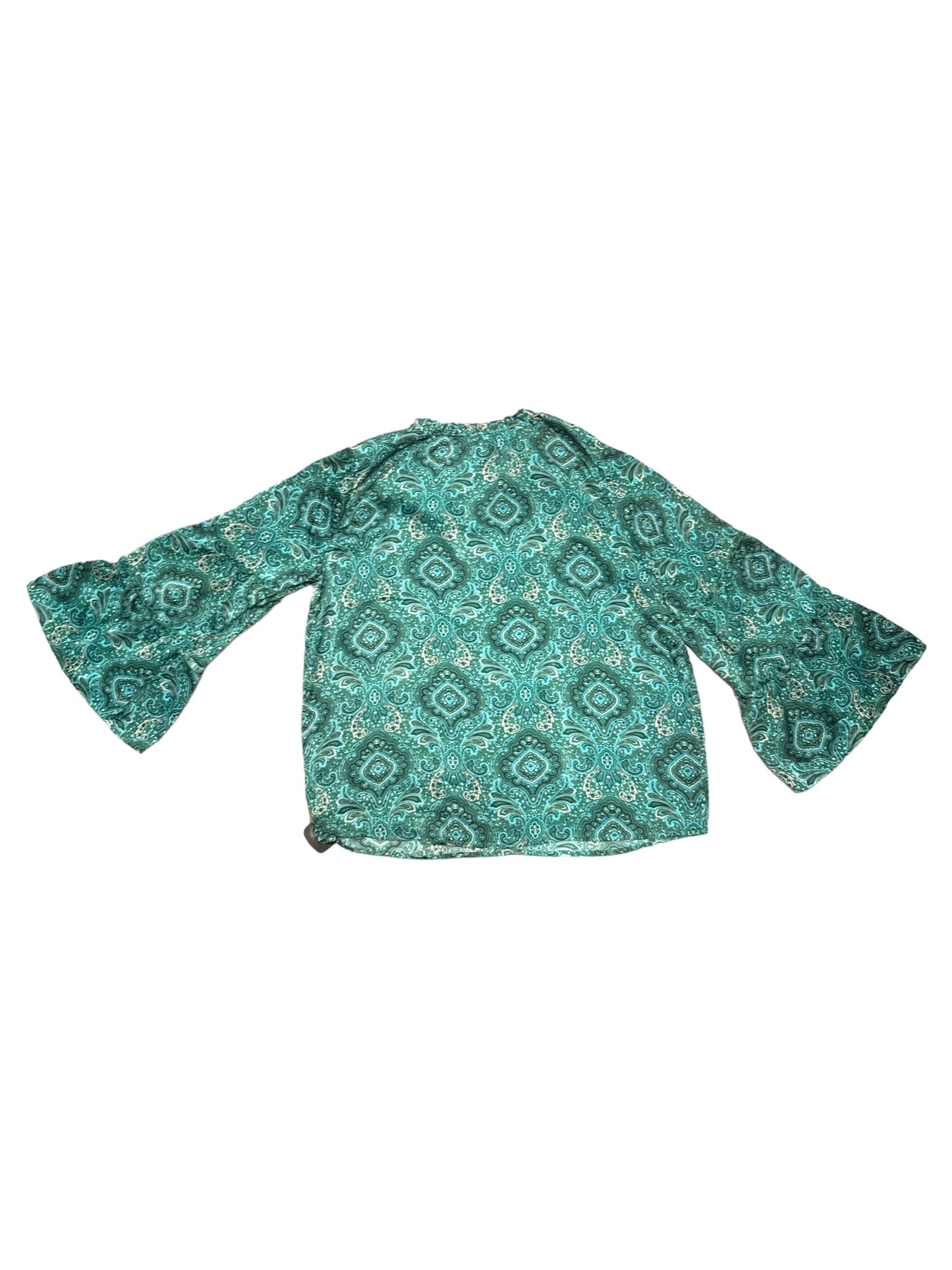 Top Long Sleeve By Grand And Greene In Green, Size: Xl