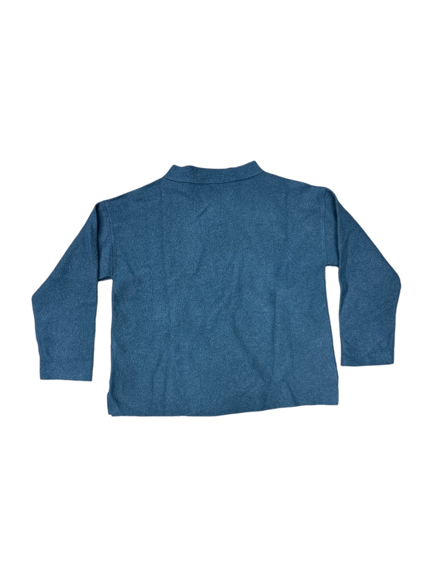 Top Long Sleeve By Eileen Fisher In Blue, Size: S