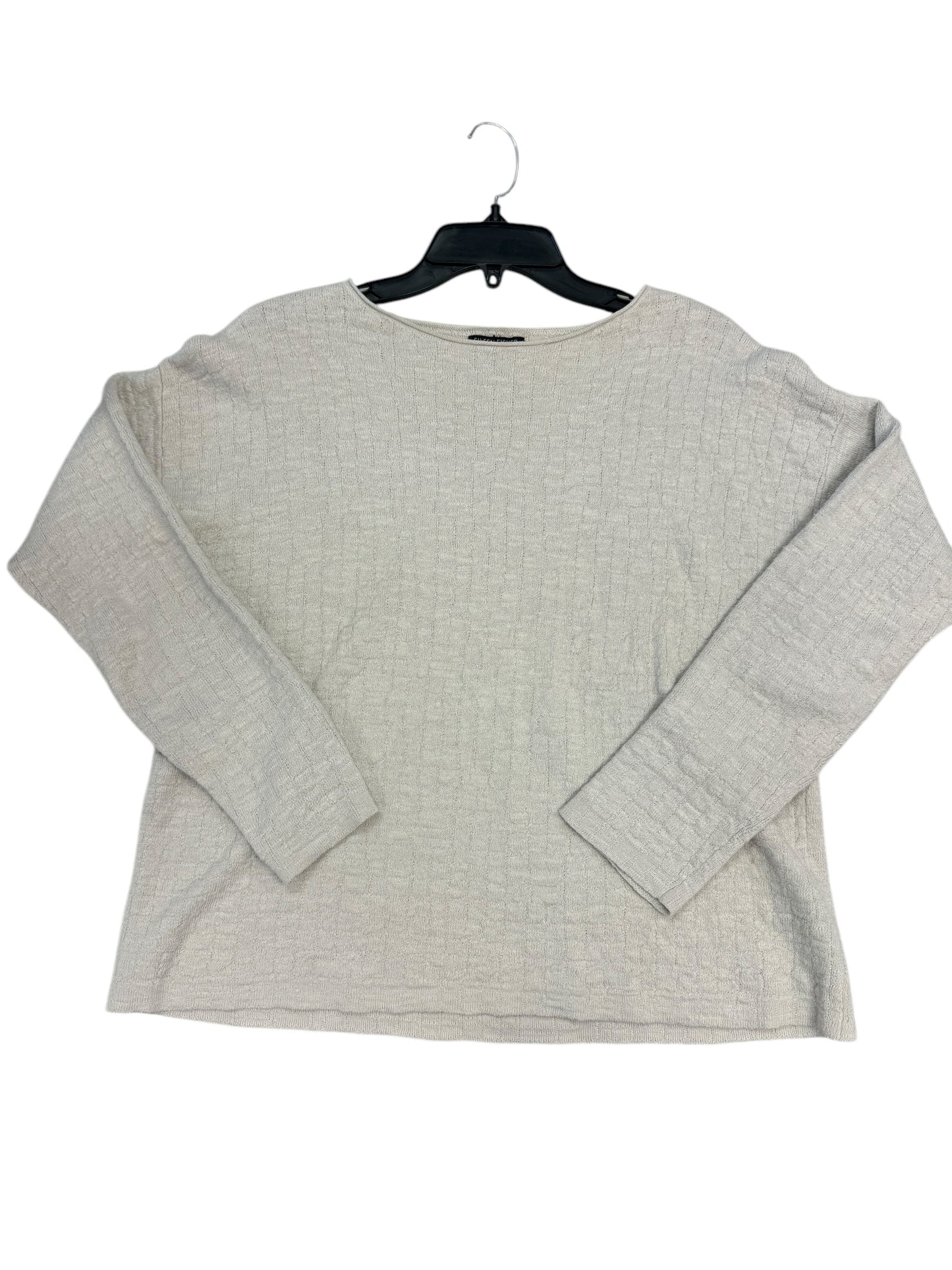 Sweater By Eileen Fisher In Beige, Size: Petite   S