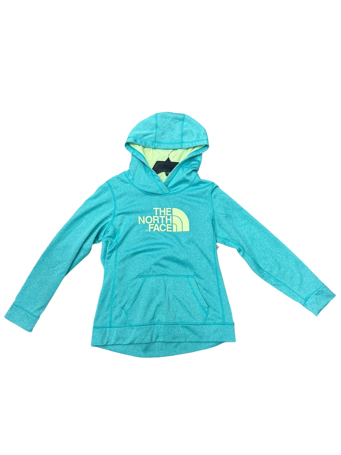 Sweatshirt Hoodie By The North Face In Teal, Size: L