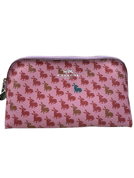 Makeup Bag Designer By Coach, Size: Small