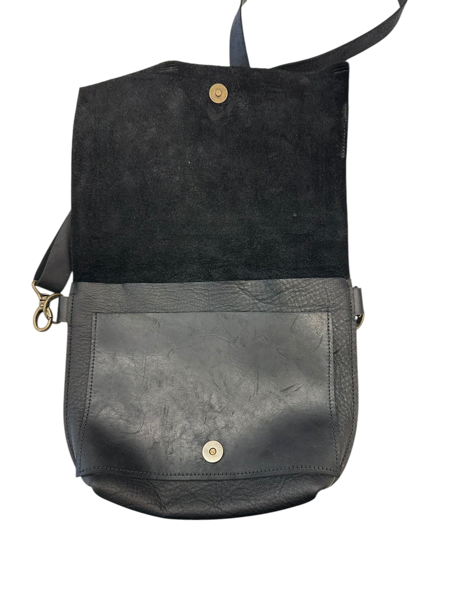 Crossbody Leather By Cma, Size: Medium