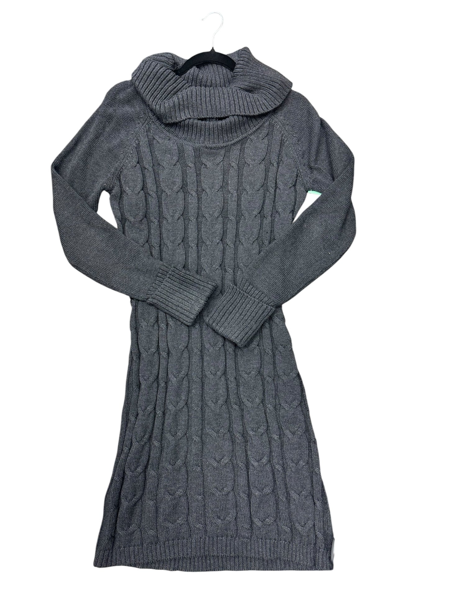 Dress Sweater By Calvin Klein In Grey, Size: 2