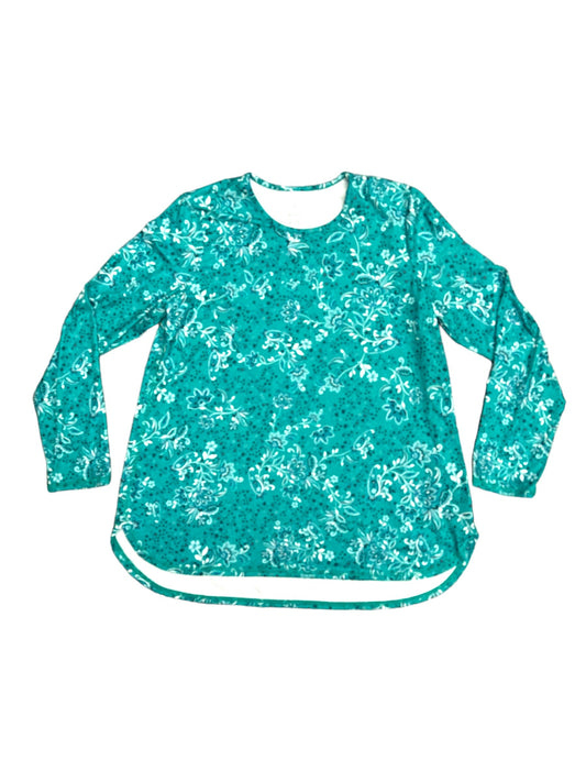 Top Long Sleeve By J. Jill In Green, Size: L