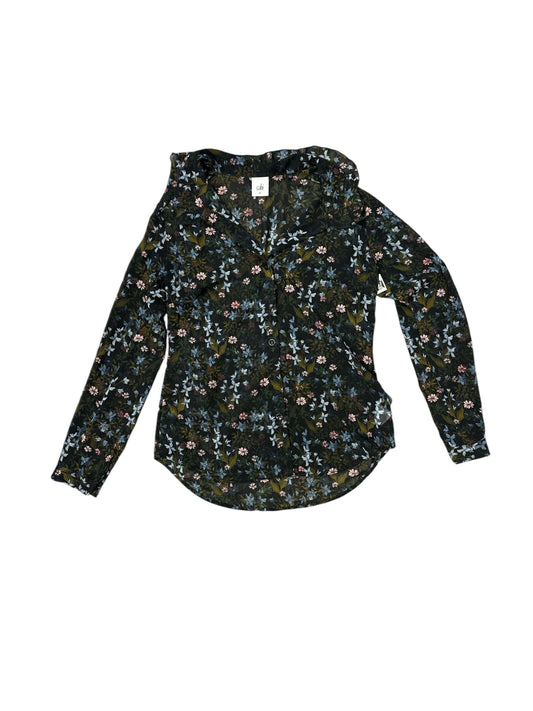 Top Long Sleeve By Cabi In Navy, Size: Xs