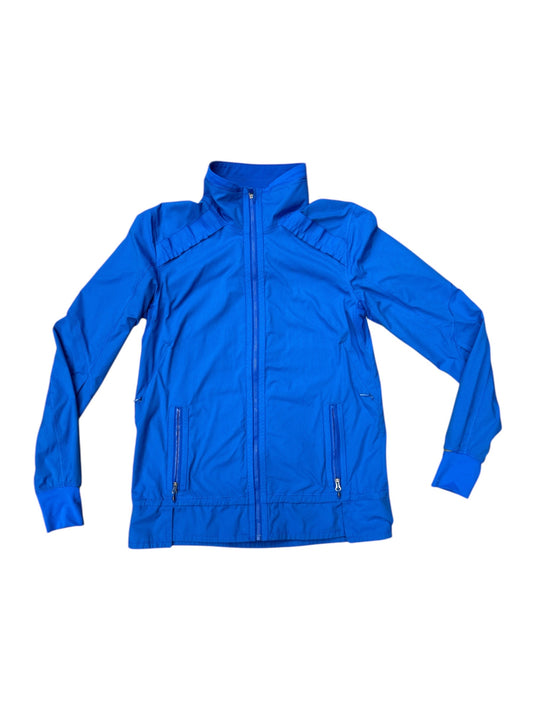 Athletic Jacket By Lululemon In Blue, Size: M