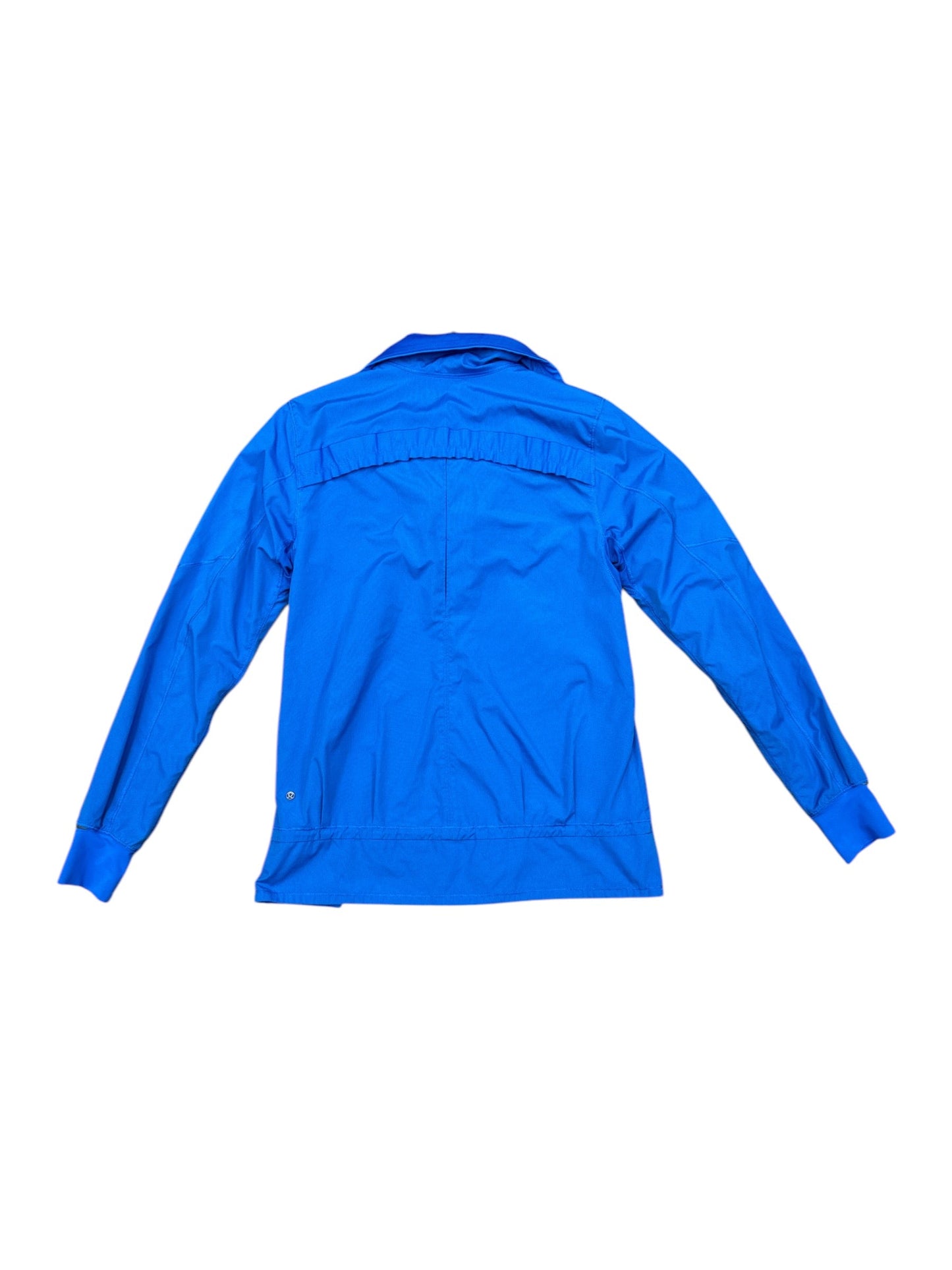 Athletic Jacket By Lululemon In Blue, Size: M