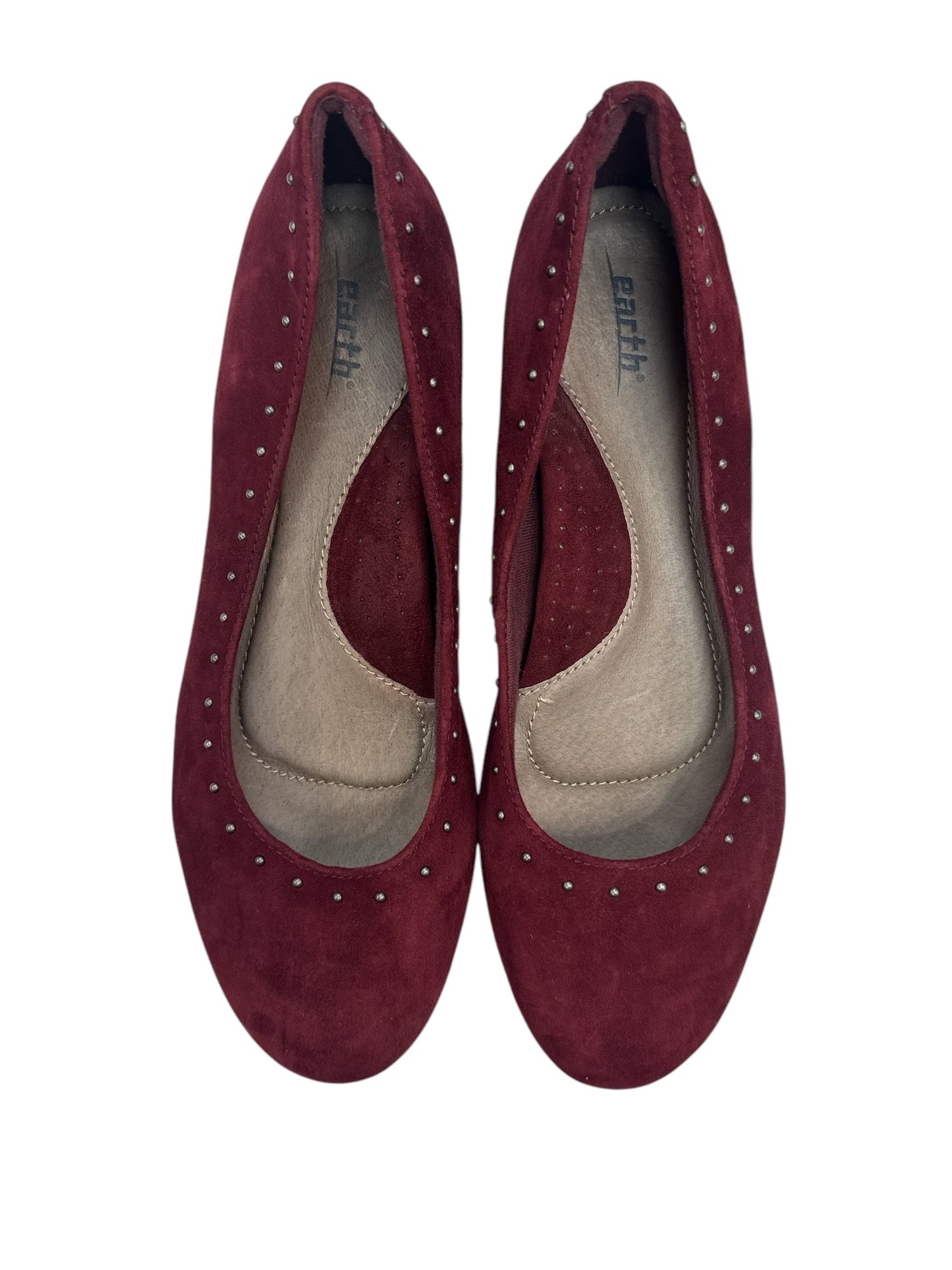 Shoes Flats By Earth In Red, Size: 9