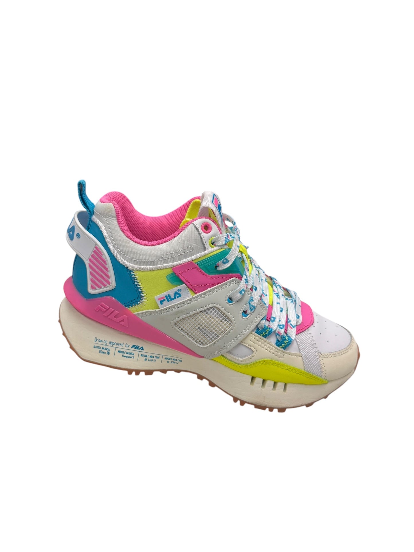 Shoes Sneakers By Fila In Multi-colored, Size: 7