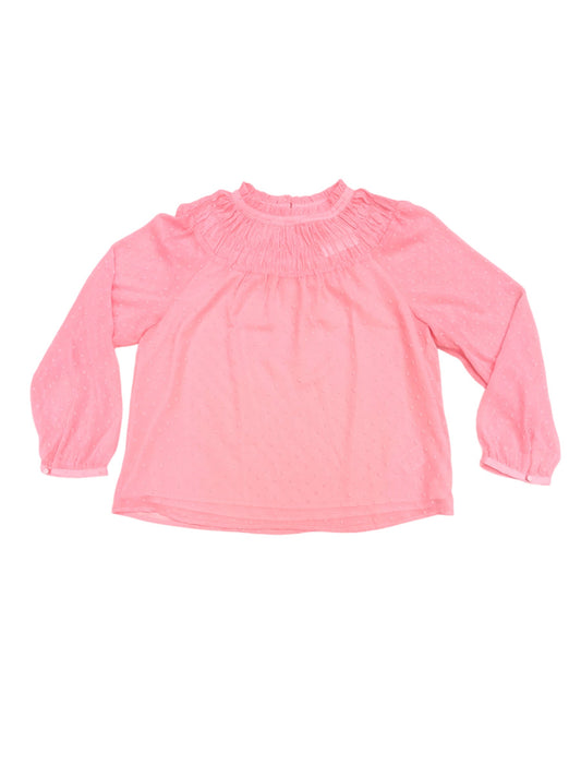 Top Long Sleeve By J. Crew In Pink, Size: M