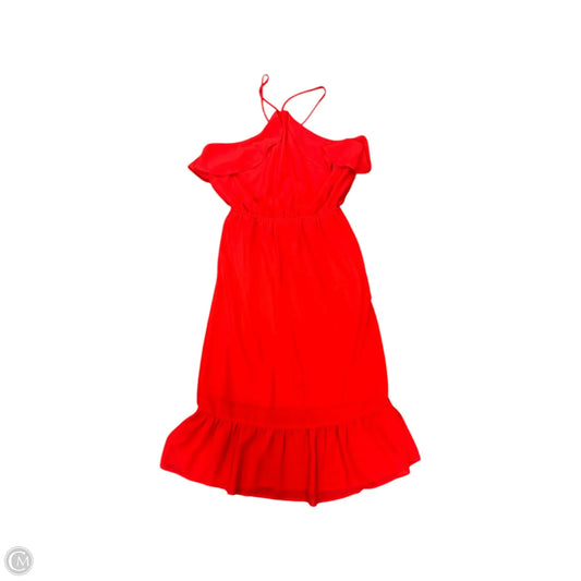 Dress Casual Midi By Monteau In Red, Size: 4