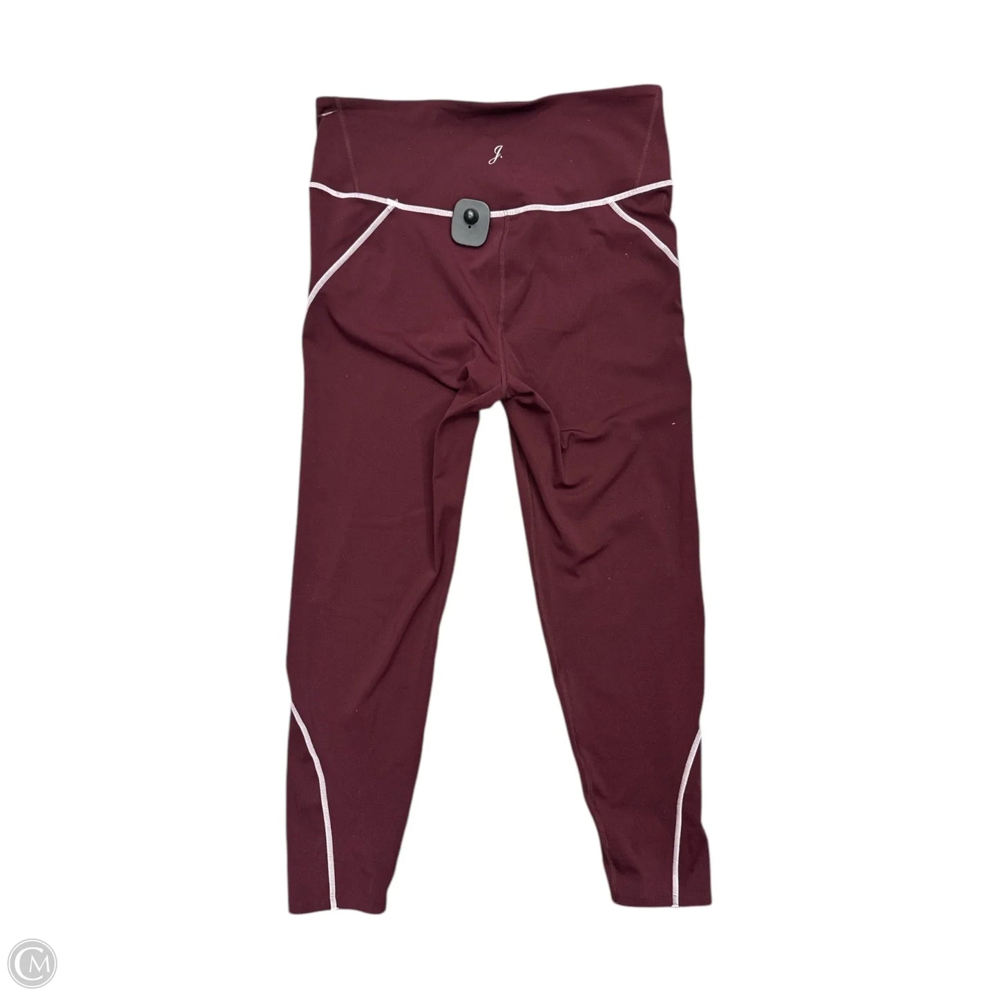 Athletic Leggings By J. Crew In Red, Size: L