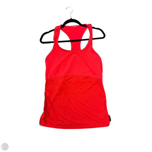 Athletic Tank Top By Fabletics In Red, Size: Xl