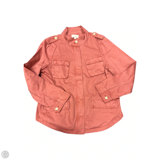 Jacket Utility By Loft In Pink, Size: L