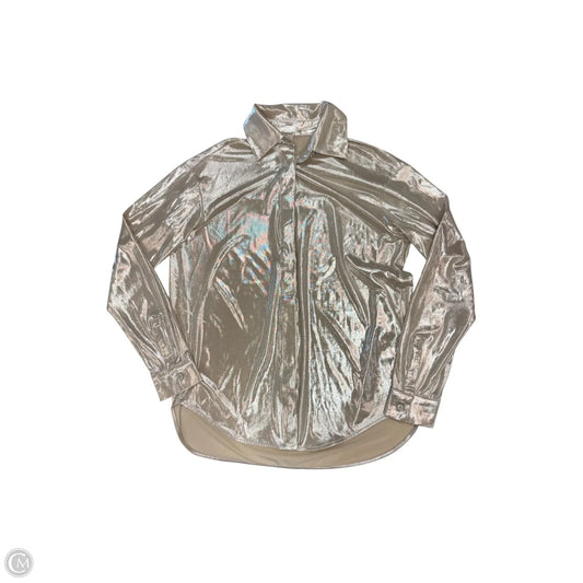 Top Long Sleeve By Anthropologie In Cream, Size: Xxs