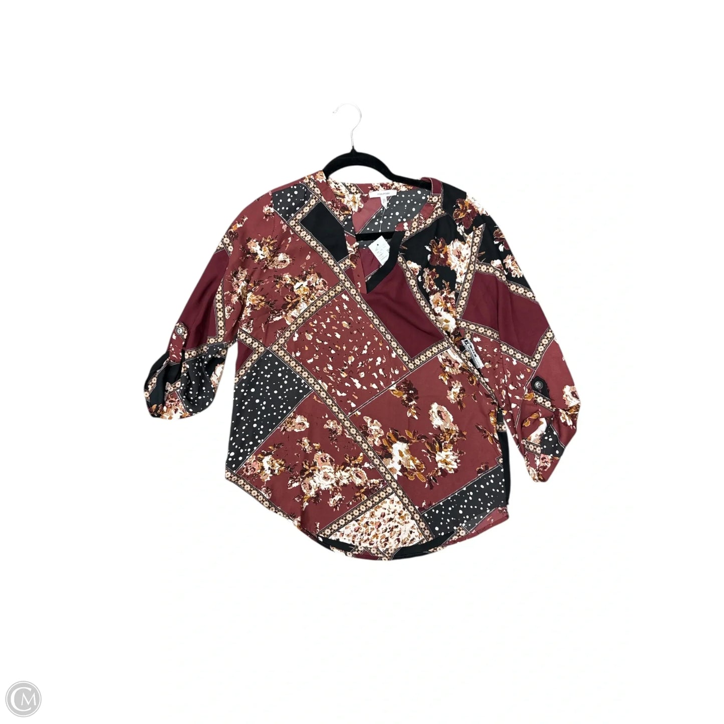 Top 3/4 Sleeve By Maurices In Multi-colored, Size: S