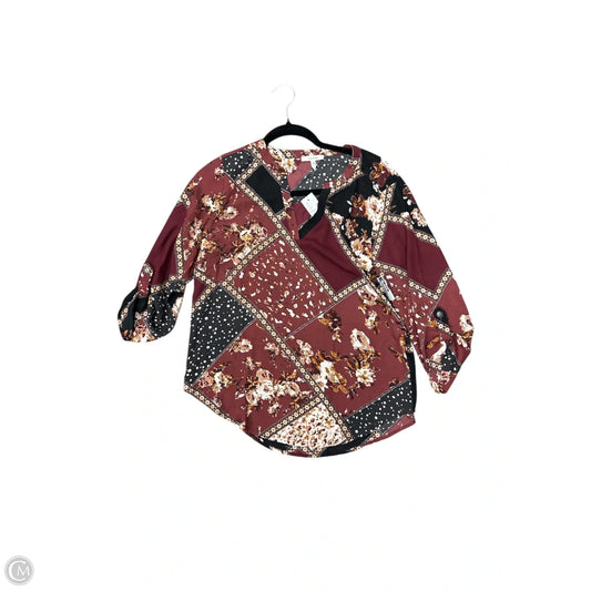 Top 3/4 Sleeve By Maurices In Multi-colored, Size: S