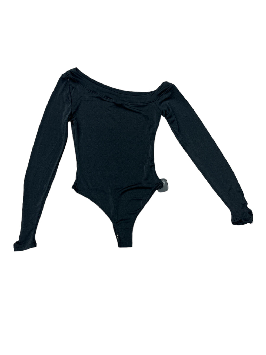 Christine Satin Bodysuit (Black) - Laura's Boutique, Inc