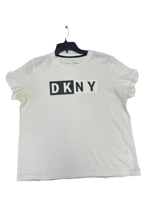 Athletic Top Short Sleeve By Dkny  Size: Xl