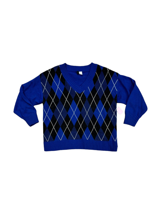 Sweater By Divided In Black & Blue, Size: M