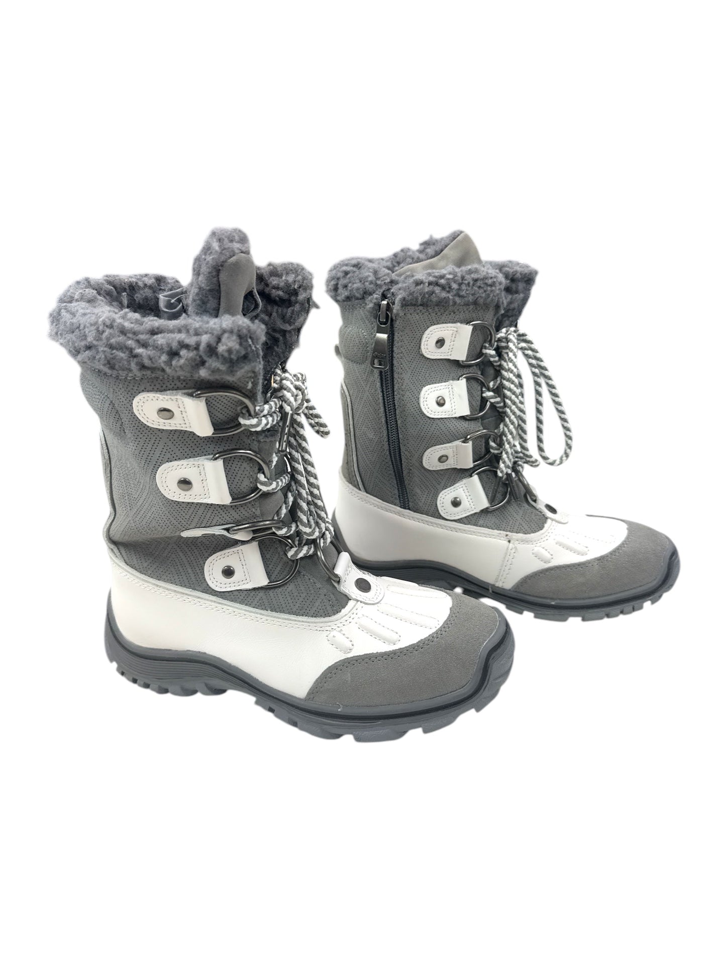 Boots Snow By Cma In Grey & White, Size: 6