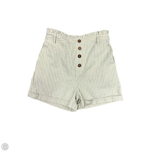 Shorts By Staccato In Green & White, Size: 4