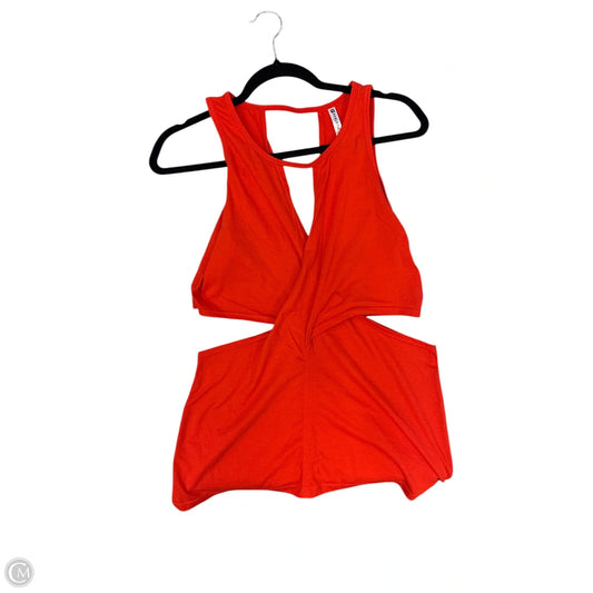 Athletic Tank Top By Fabletics In Orange, Size: L